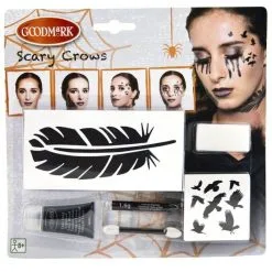 Jourdefete Kit De Maquillage - Corbeau Effrayant