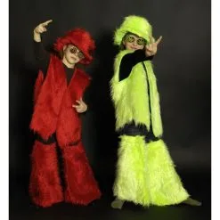 Jourdefete Accessoire De Déguisement Pattes D'Eph' - Peluche Rouge