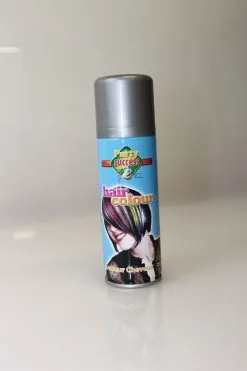 Jourdefete Laque à Cheveux Uni Argent