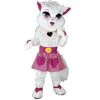 Jourdefete Mascotte Chat Kitty Rose