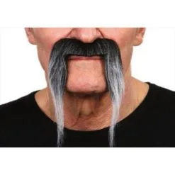 Jourdefete Moustache "Pirate" - Gris