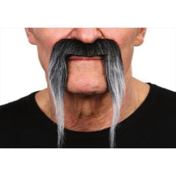 Jourdefete Moustache "Pirate" - Gris