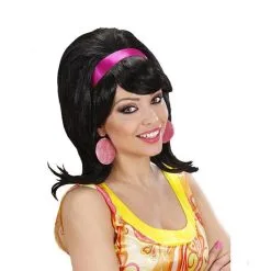 Jourdefete Perruque Brune Samantha Disco