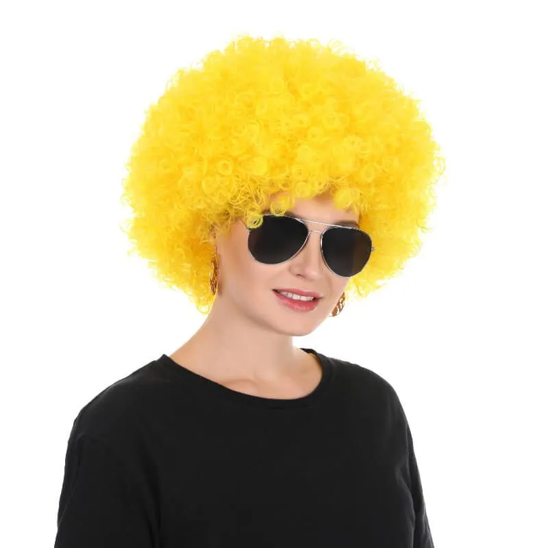 Jourdefete Perruque Disco Afro - Couleur Au Choix – Image 11