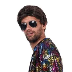 Jourdefete Perruque Vance - Cheveux Bruns - Homme