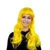 Jourdefete Perruque Blonde Party Chic - Jaune