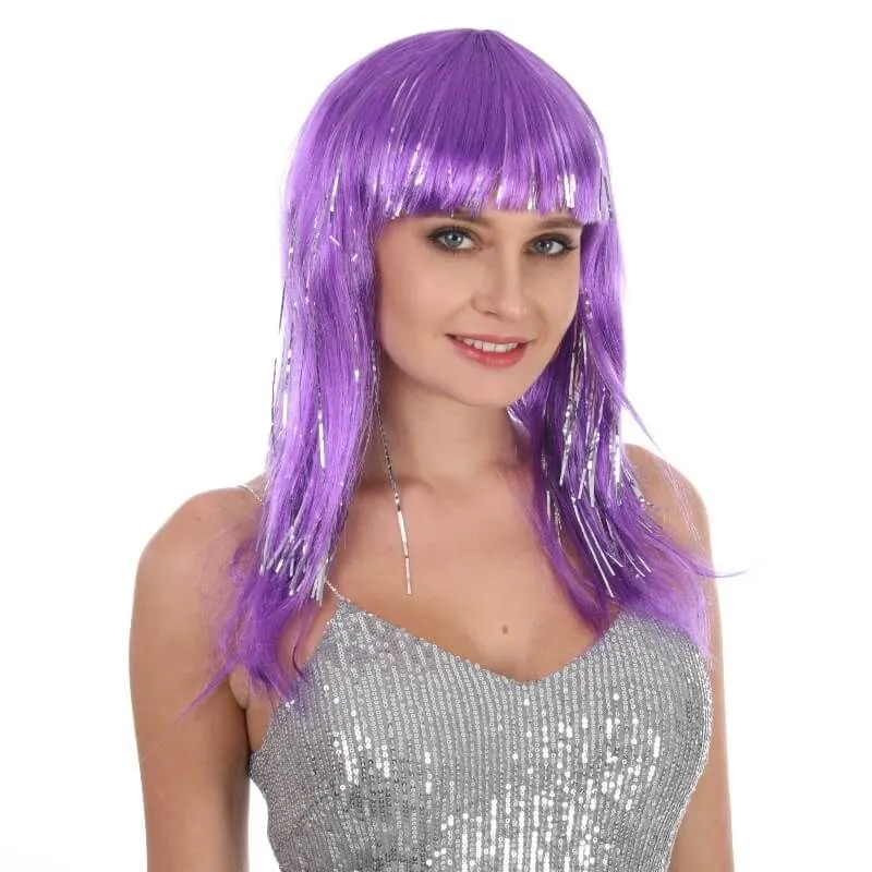 Jourdefete Perruque Pour Femme Cheveux Mi-longs Dance - Couleur Au Choix – Image 3