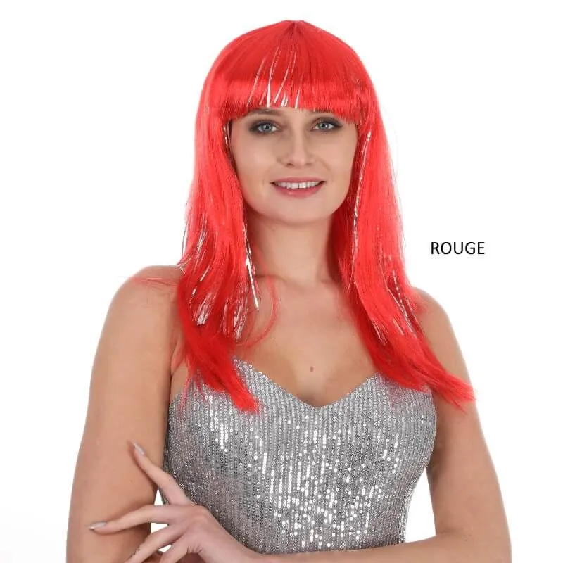 Jourdefete Perruque Pour Femme Cheveux Mi-longs Dance - Couleur Au Choix – Image 4