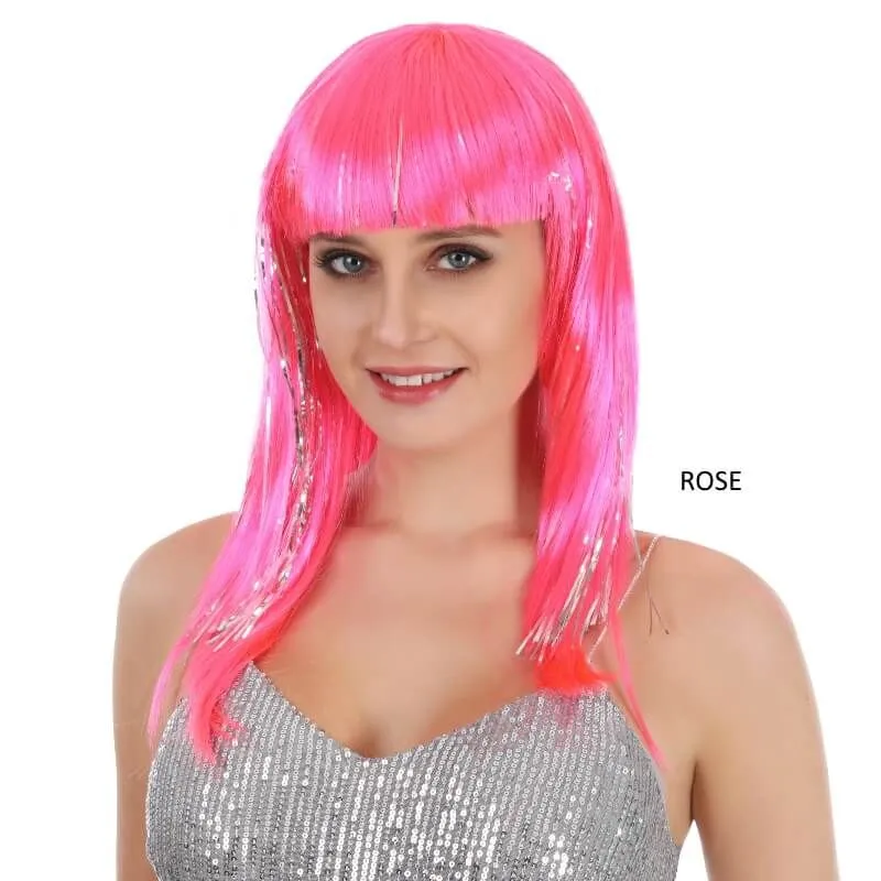 Jourdefete Perruque Pour Femme Cheveux Mi-longs Dance - Couleur Au Choix – Image 7