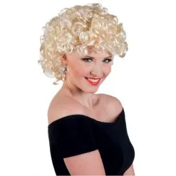 Jourdefete Perruque Sandy Grease Femme