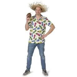 Jourdefete Chemise Hawaï Ananas Pour Homme - Taille Au Choix