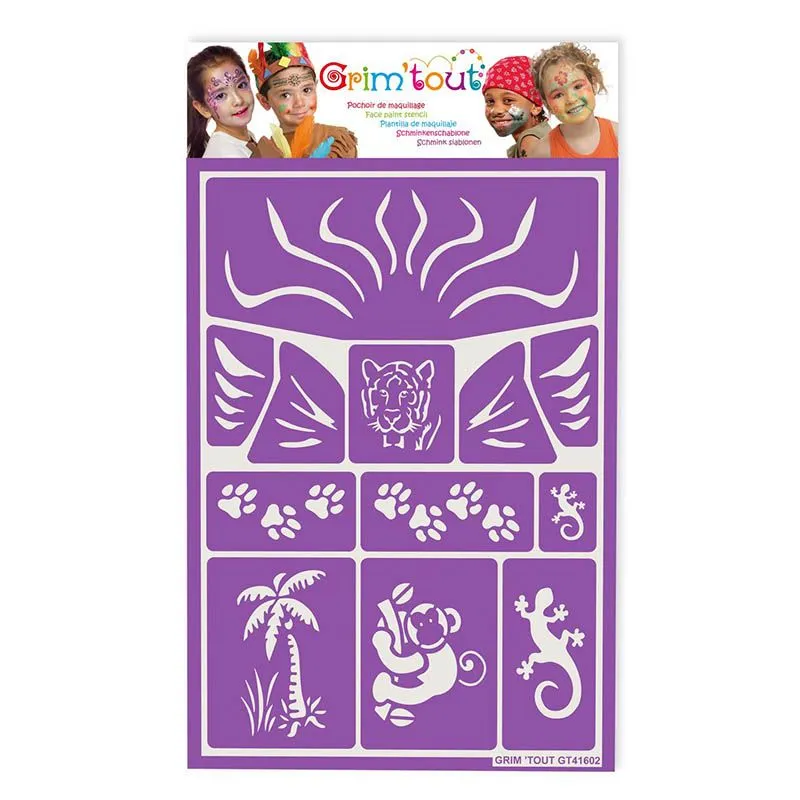 Jourdefete Pochoir Jungle Grim'tout