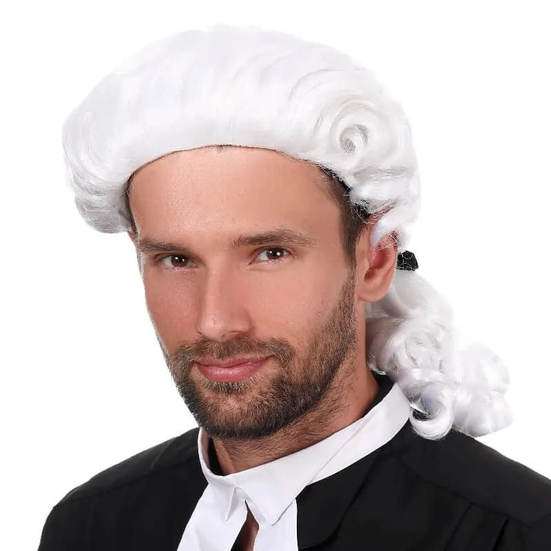 Jourdefete Perruque Baroque Pour Homme