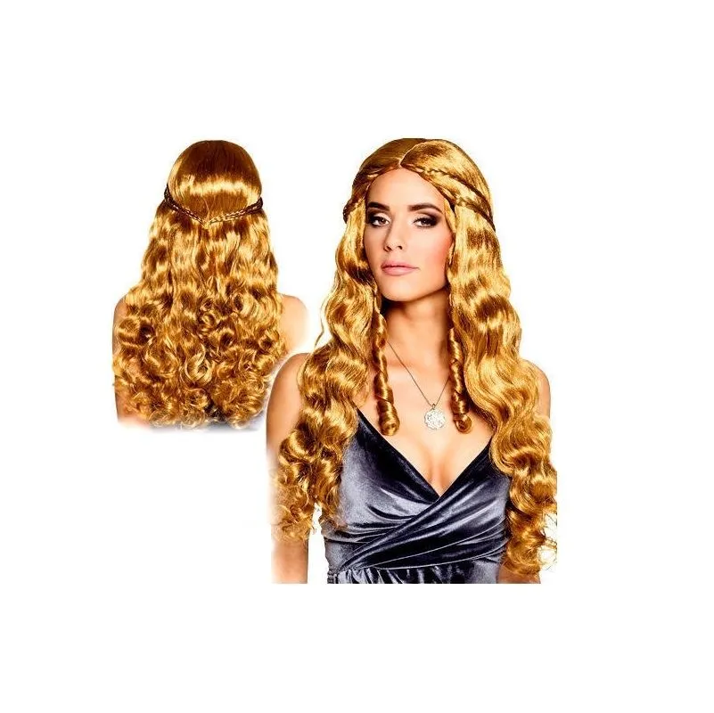 Jourdefete Perruque Femme Cuivré Cersei