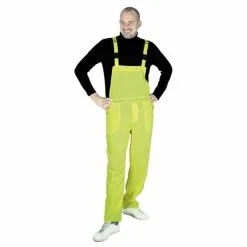 Jourdefete Salopette Jaune Fluo Adulte - Taille Unique