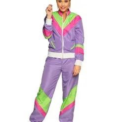 Jourdefete Survêtement Années 80 - Femme - Taille Au Choix