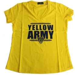 Jourdefete T-Shirt Femme - Yellow Army - Taille Au Choix