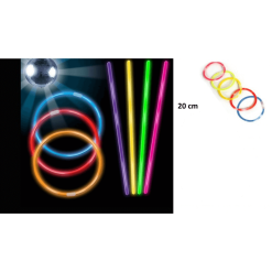 Jourdefete Tube De 15 Bracelets Lumineux
