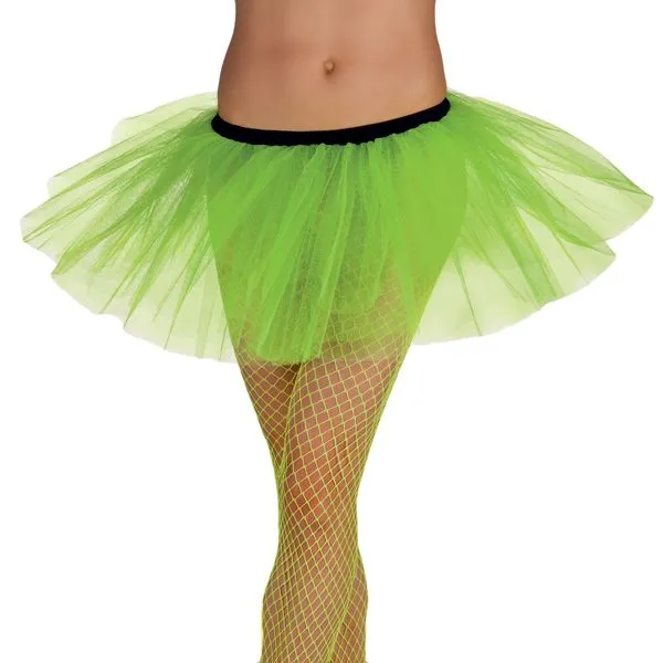 Jourdefete Tutu Fluo 80's Vert Anis