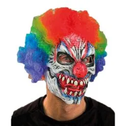 Jourdefete Masque Intégral En Latex De Monstre Clown